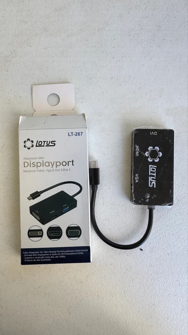 Conversor VGA/ DVI/HDMI/ Thunderbolt 