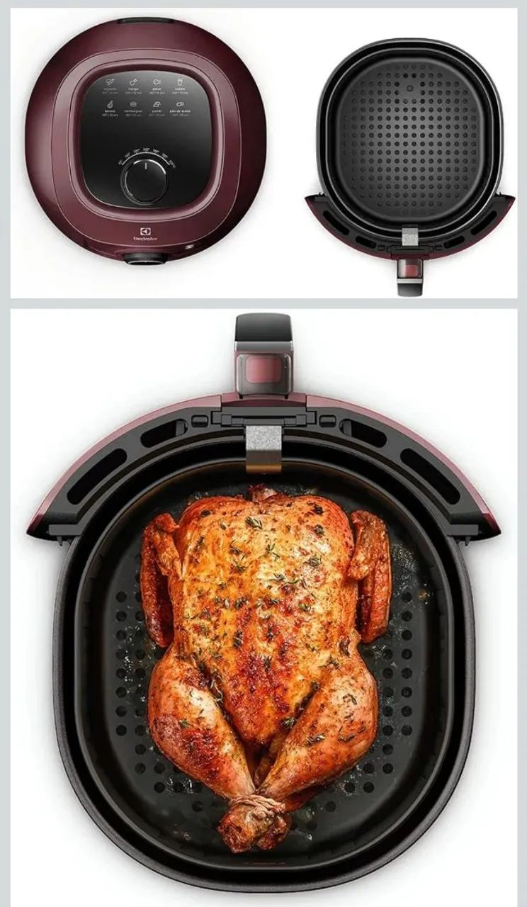 Fritadeira Air Fryer Electrolux 5L 1700W Rita Lobo EAF51 LACRADA com NF - Foto 6