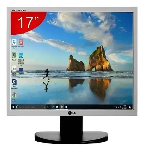 Lote com 10 Monitor Lcd 17 Polegadas Quadrado Diversas Marcas E Modelos - Foto 4