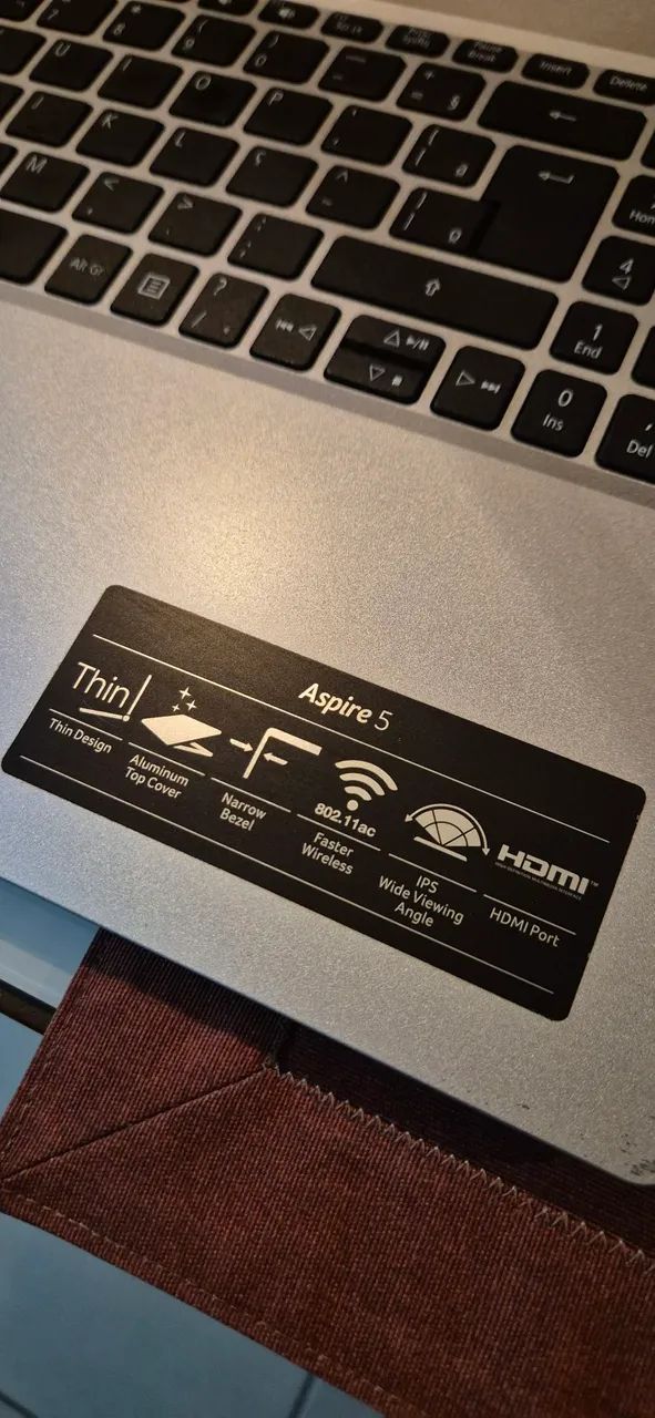 Notebook Acer Core i7 + 20GB RAM + SSD - Aspire 5 - Foto 3