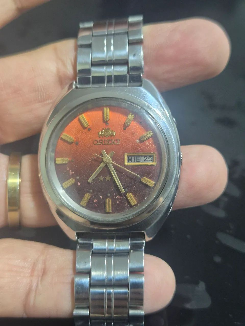 Relógio ORIENT  3 ESTRELAS AUTOMÁTICO   VINTAGE    -   REVISADO - Foto 2