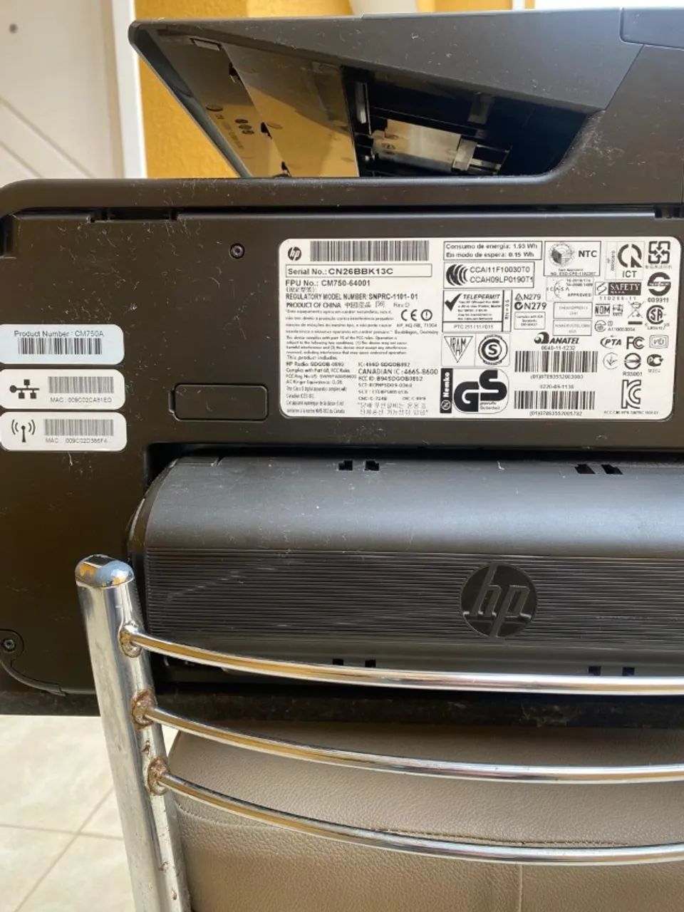 Impressora com defeito HP Officejet Pro 8600 com bulk ink  - Foto 3
