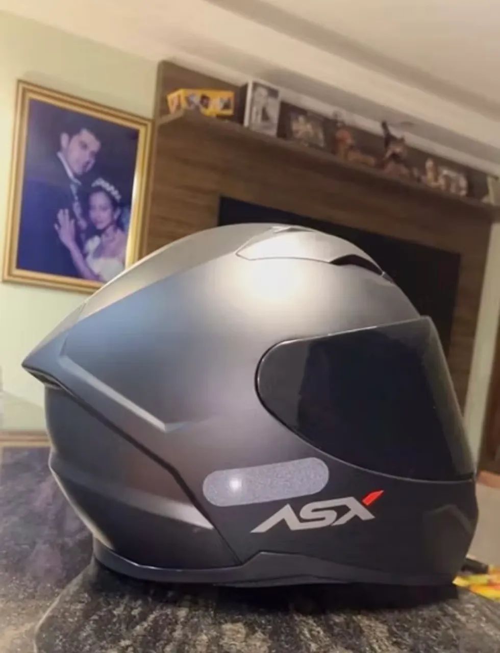 Capacete ASX city preto fosco NOVO!