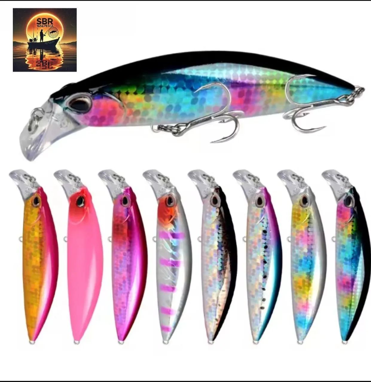 Isca artificial wobbler pesca - Foto 2