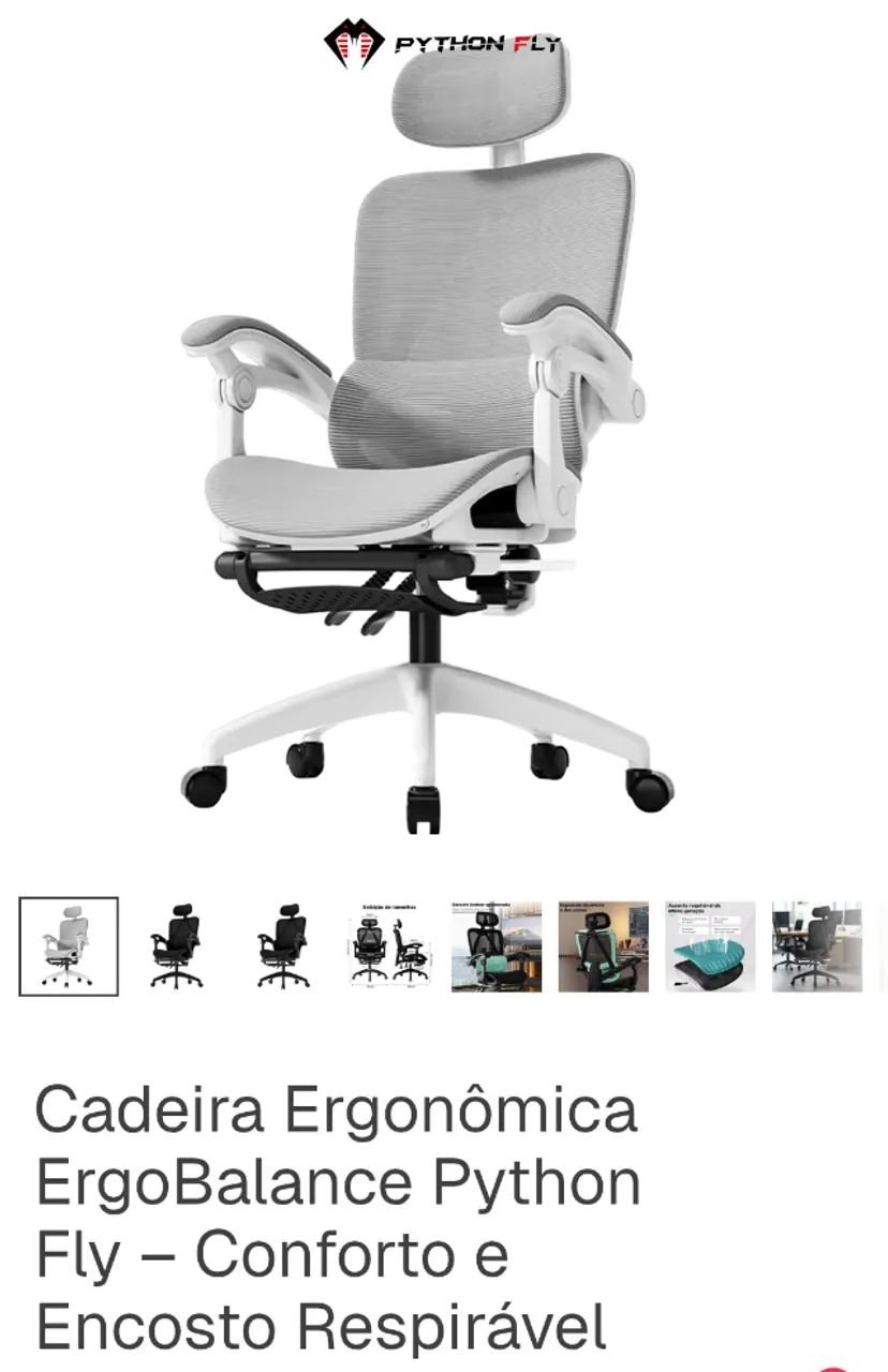 Cadeira Python Fly. Na caixa