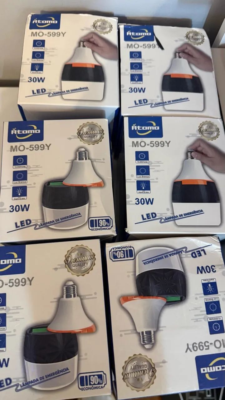 Lâmpada de emergência LED 30W - Foto 4