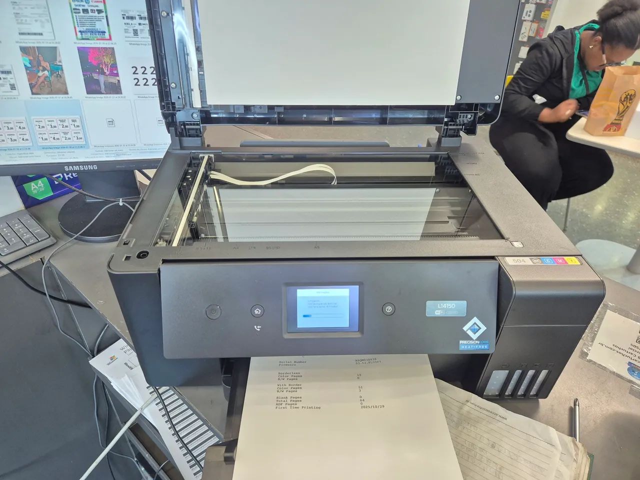 Impressora Epson L14150 Ecotank A3 - Foto 2