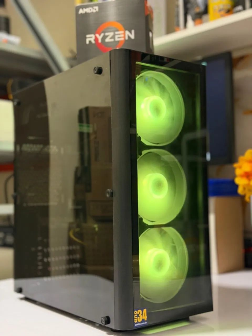PC  Ryzen 5 4650G PRO + GTX 1660 Super + 16GB - Foto 4