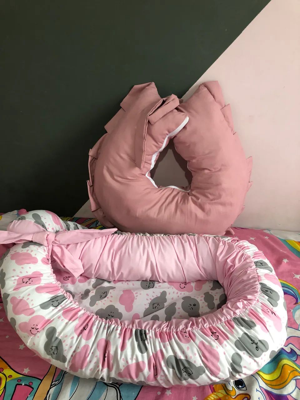 Ninho redutor + almofada de amamentar 