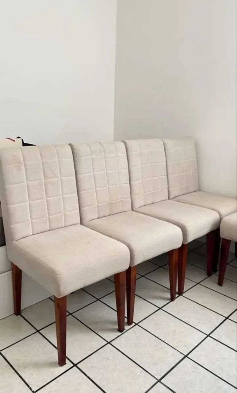4 cadeiras em linho  - Foto 2
