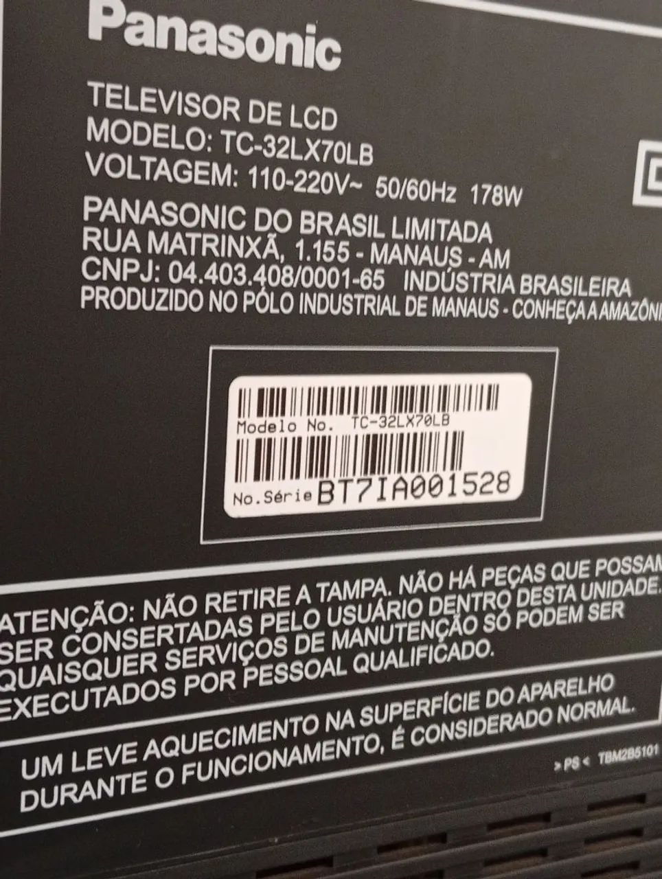 T V. lCD Panasonic 32" analógica  - Foto 4