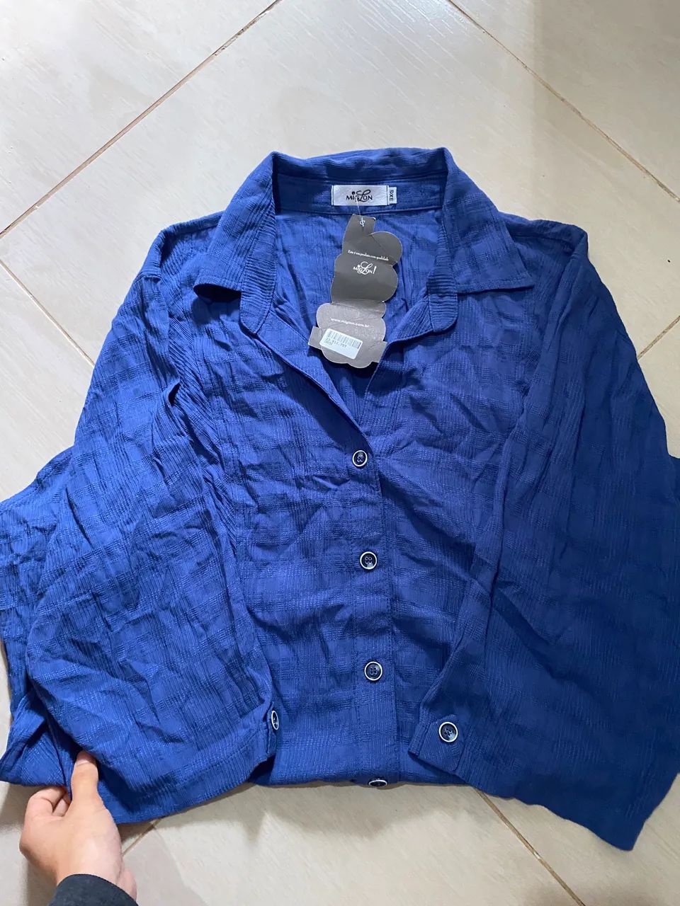 Camisa feminina plus size 3GG - Foto 4
