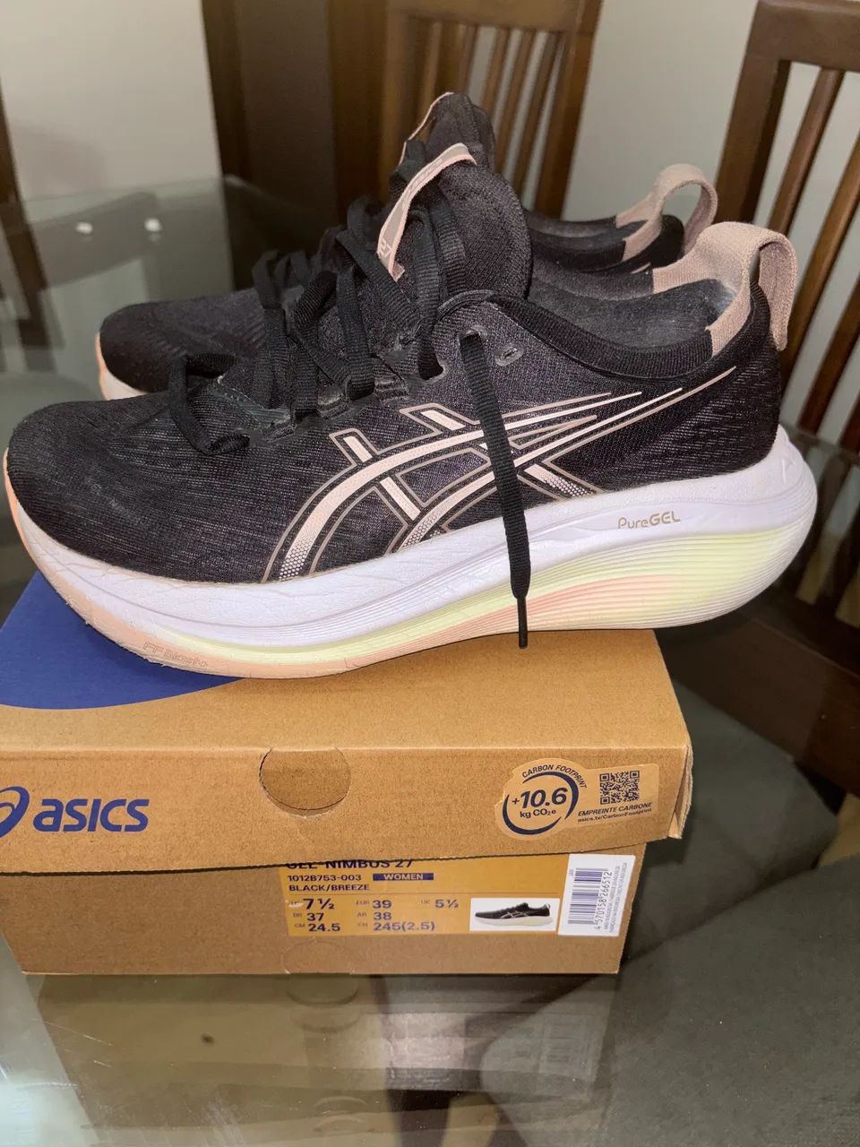 Tênis NIMBUS 27 - Numero 37 super conservado Asics  - Foto 4