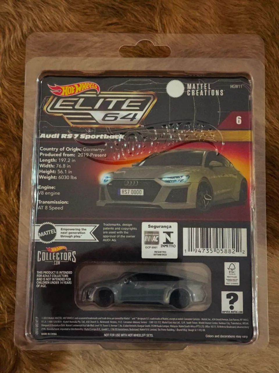 Hot Wheels elite 64 Audi RS 7 sportback - Foto 2