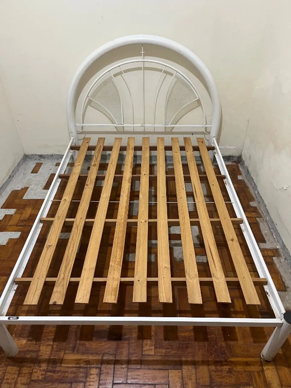 Cama de Casal com Cabeceira Branca + Colchão  - Foto 2