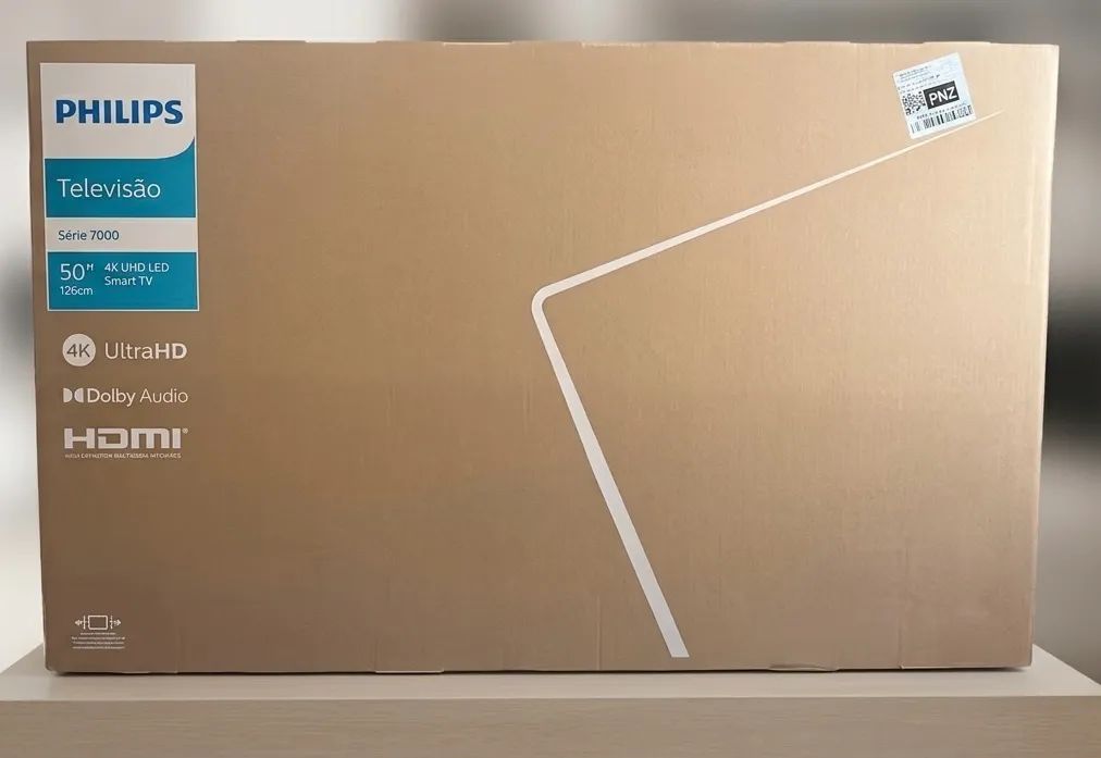 TV Philips 50 polegadas SmartTV 4K Nova! Lacrada! Comando de voz! Entrega grátis 