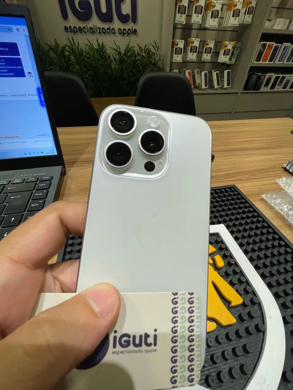 IPHONE 15 PRO 128GB BRANCO - Foto 3