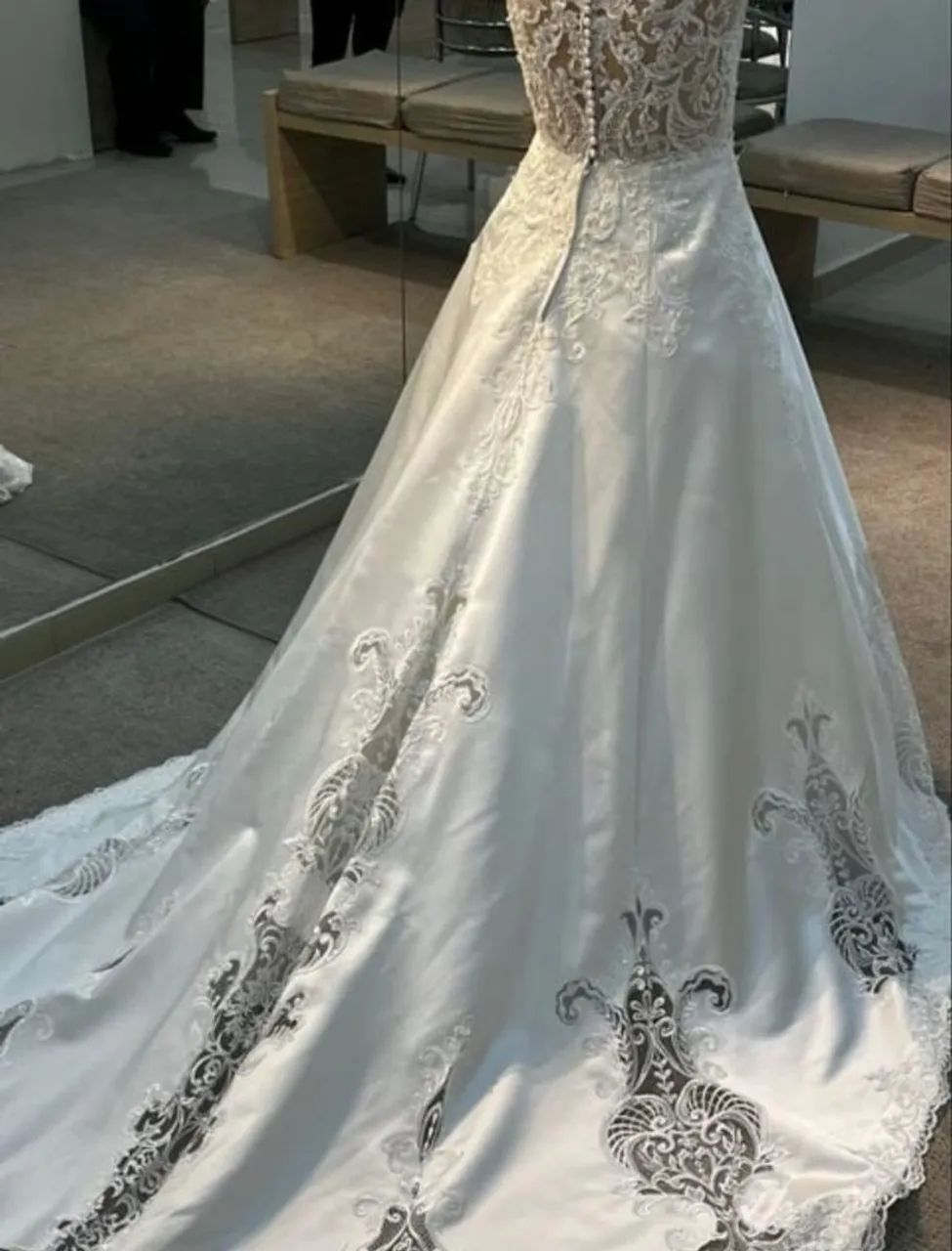 vestido de noiva barroco offwhite - Foto 3