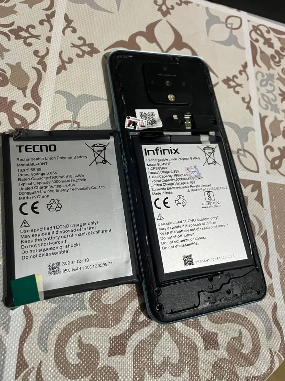 Bateria celular tecno Canon 16 - Foto 2