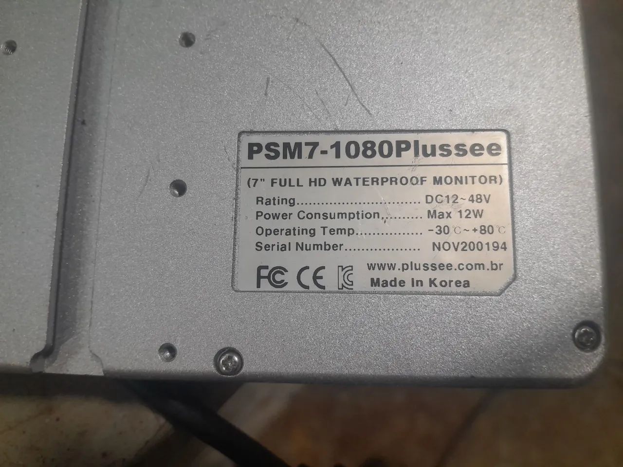 Monitor e 2 camera  ,