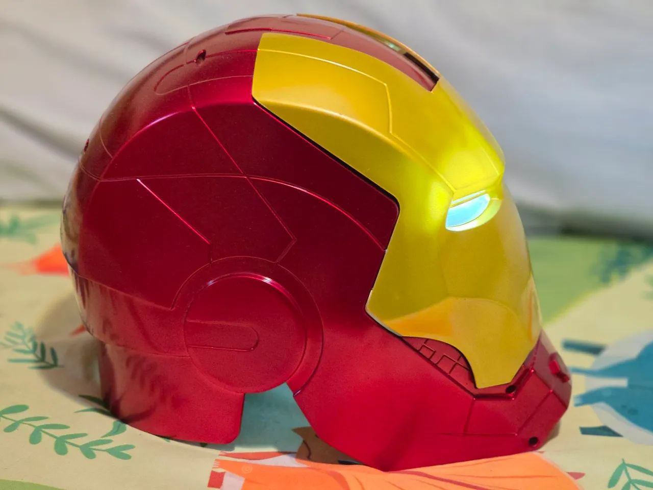 Capacete Iron Man Mk7 1:1 Que Pode Ser Aberto e Iluminado - Foto 5