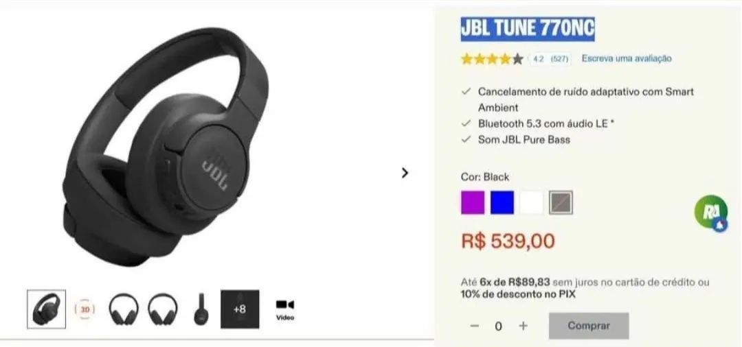 Fone de ouvido JBL ORIGINAL  - Foto 2