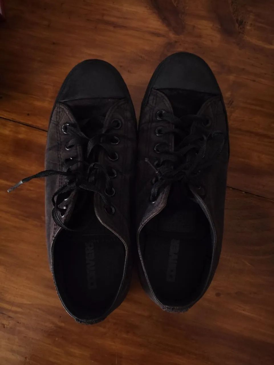 tênis converse all star all black 37 camurça plataforma cano baixo