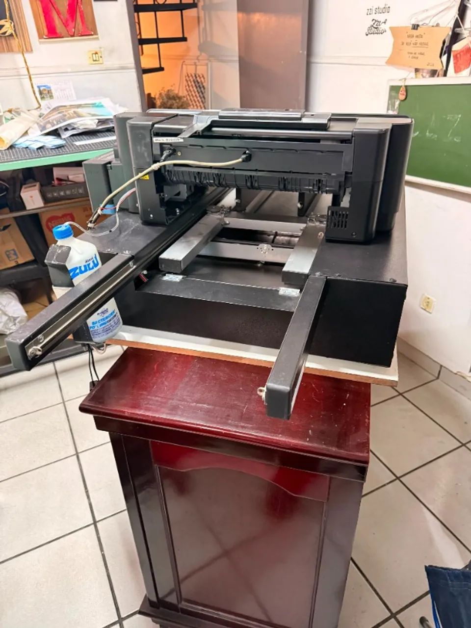 Epson L1800 DTG / DTF adaptada , cabeça ótimo estado, luzes piscando - Foto 4