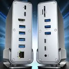 dock usb Hub Usb C 15 Em 1 4k/60hz Pd100w Ethernet