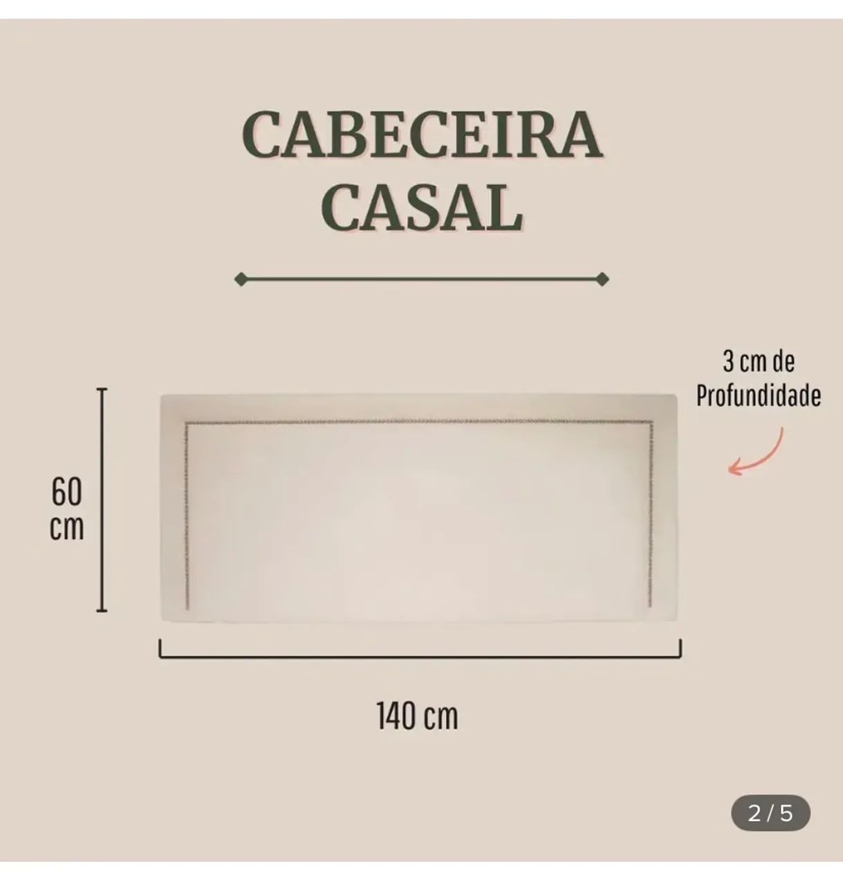 Cabeceira de cama  - Foto 2