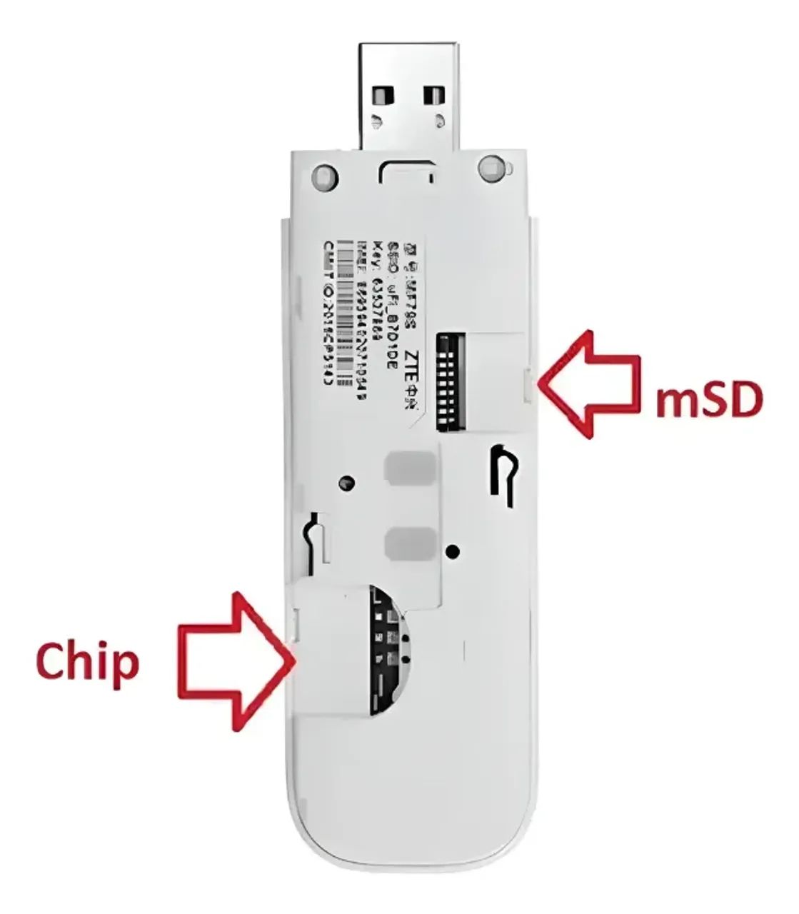 Modem 4G USB Wifi Zte Mf79S Chip - Funcionando perfeitamente - Foto 4