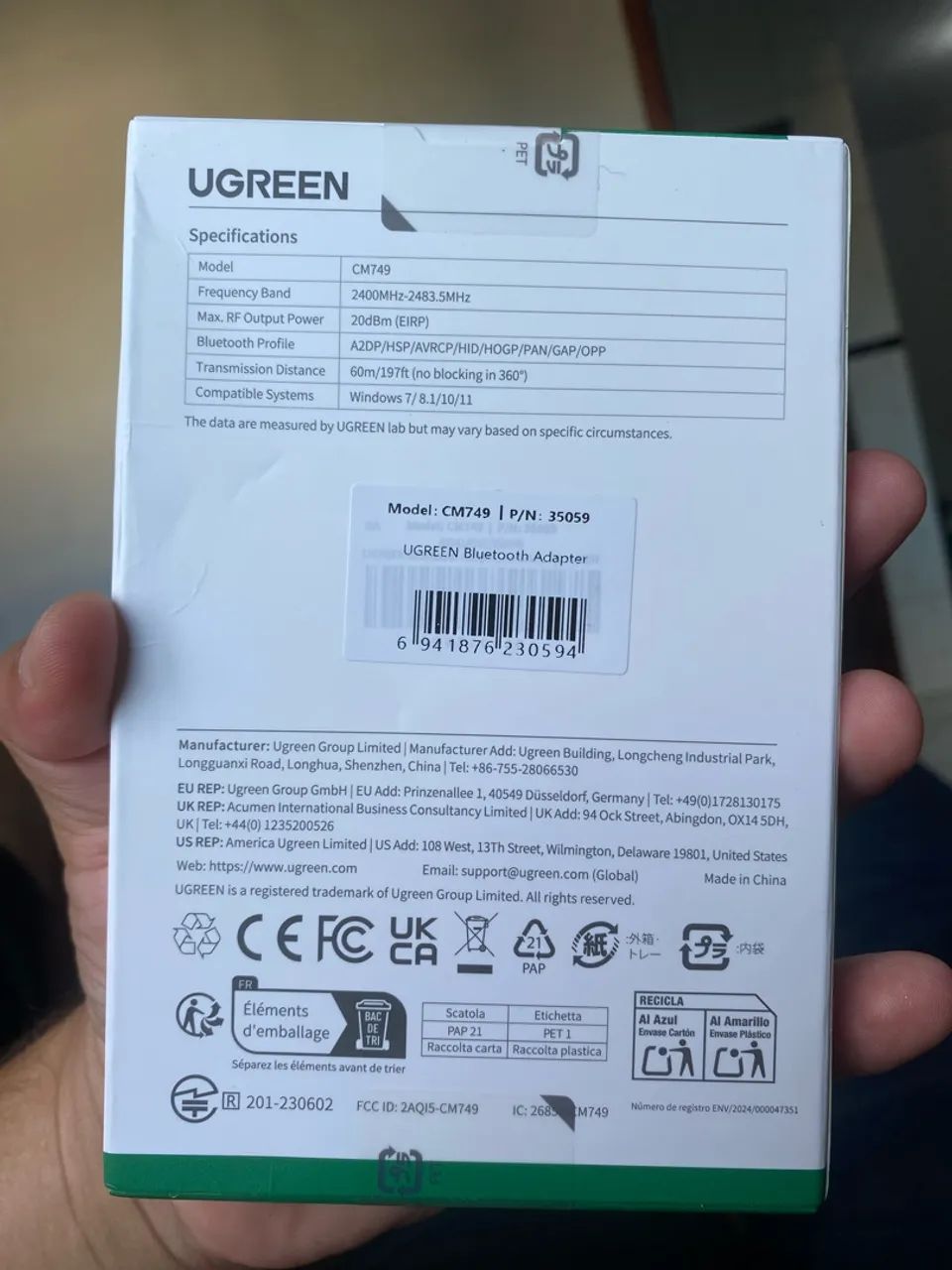 Adaptador Bluetooth UGREEN - Foto 2