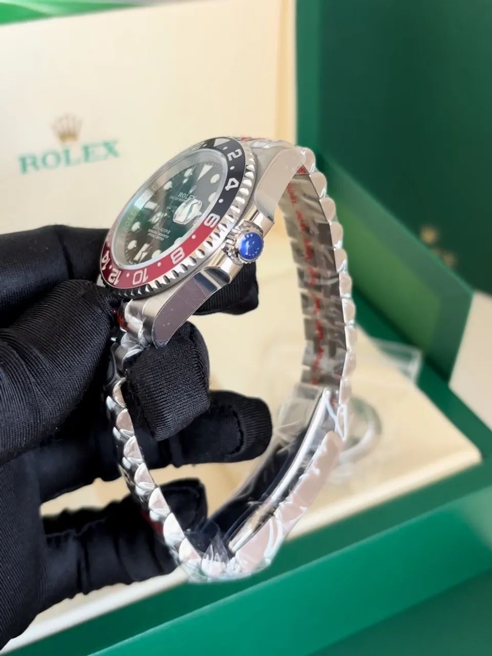 Rolex GMT Master Pepsi + Caixa Completa - Foto 5