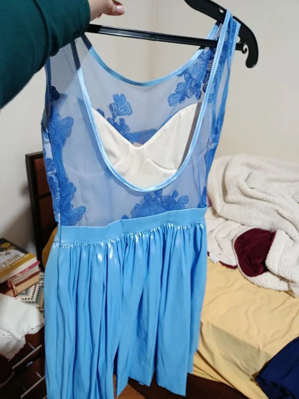 Vestido de festa azul bebe - Foto 2