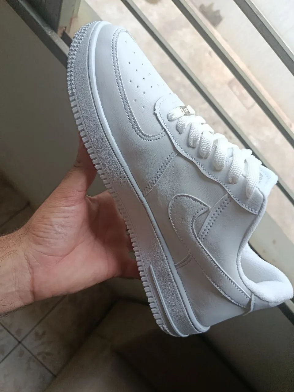 Tênis Nike AirForce branco  - Foto 3