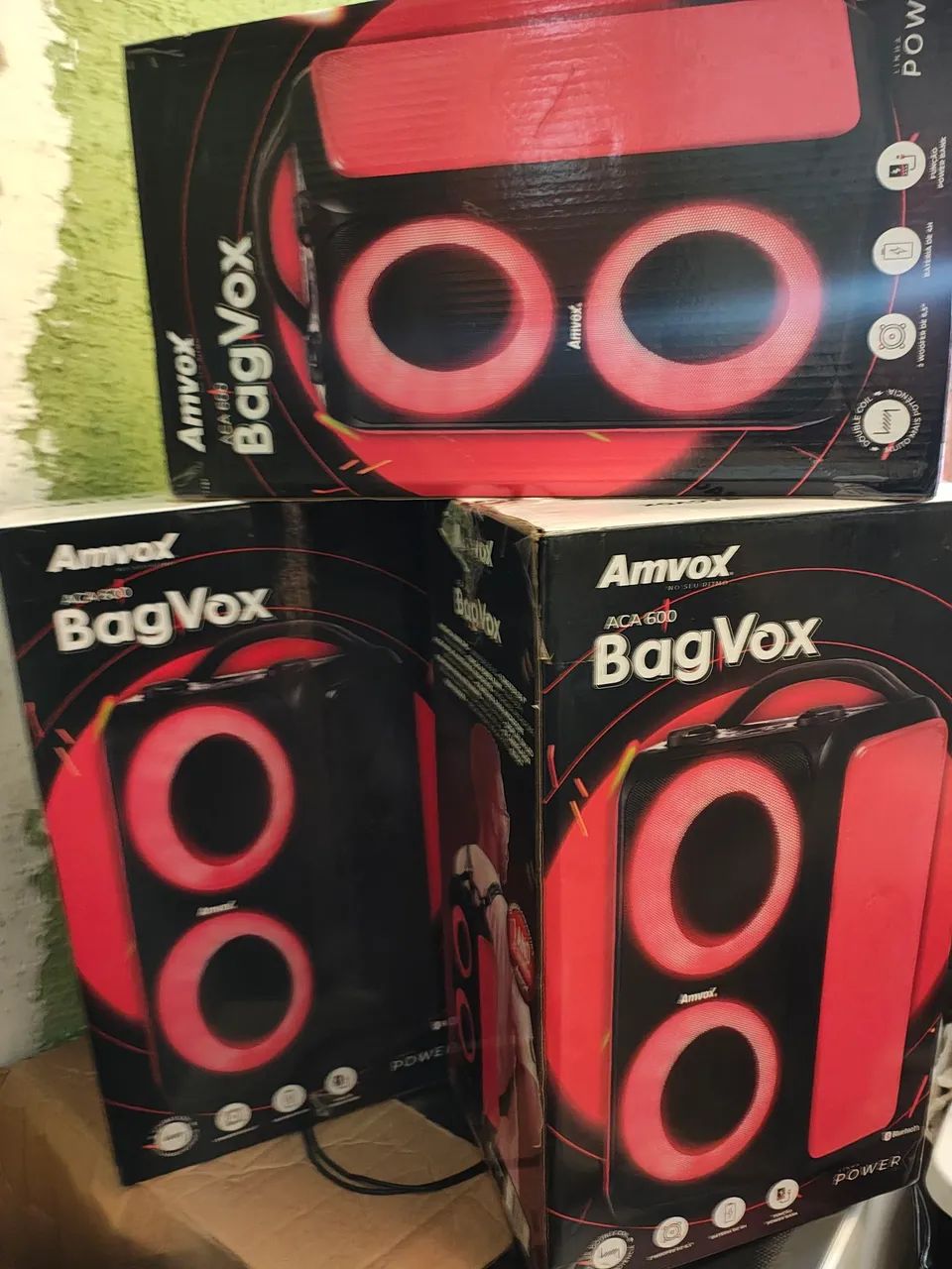 Caixa de Som Amplificada Amvox ACA 600 BagVox 600W - Completa na Caixa e na garantia. - Foto 5