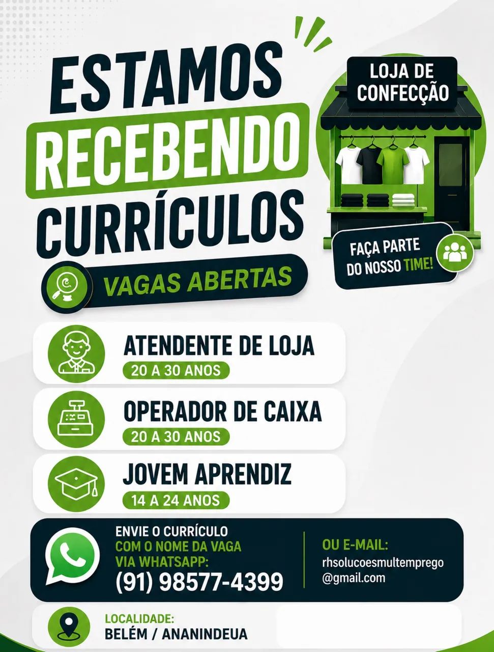 Vagas abertas 