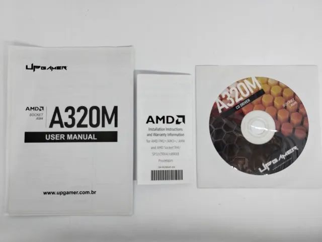 Manual E Cd De Placa Mãe: Up Gamer A320m