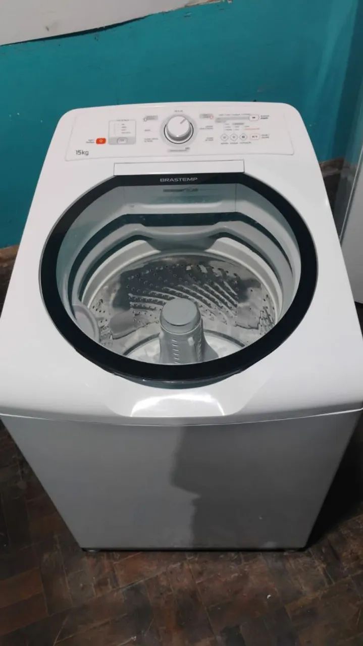 Máquina de lavar 15 kg garantia 1 ano