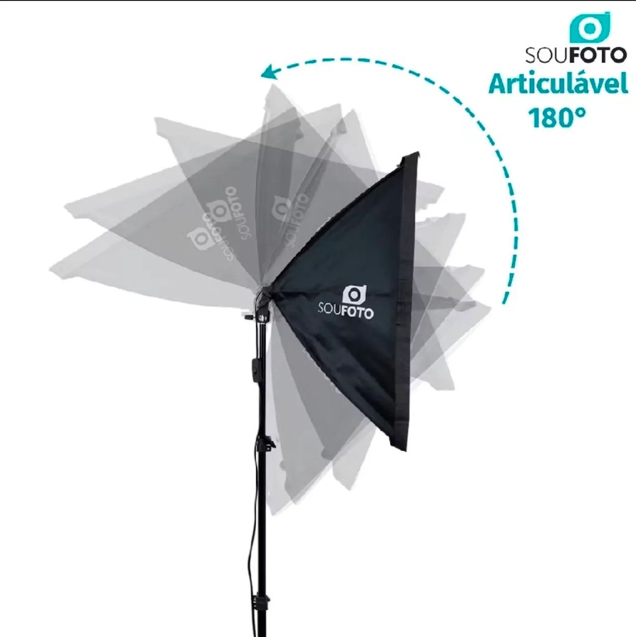 2 SOFTBOX DE 4 LÂMPADAS - Foto 3