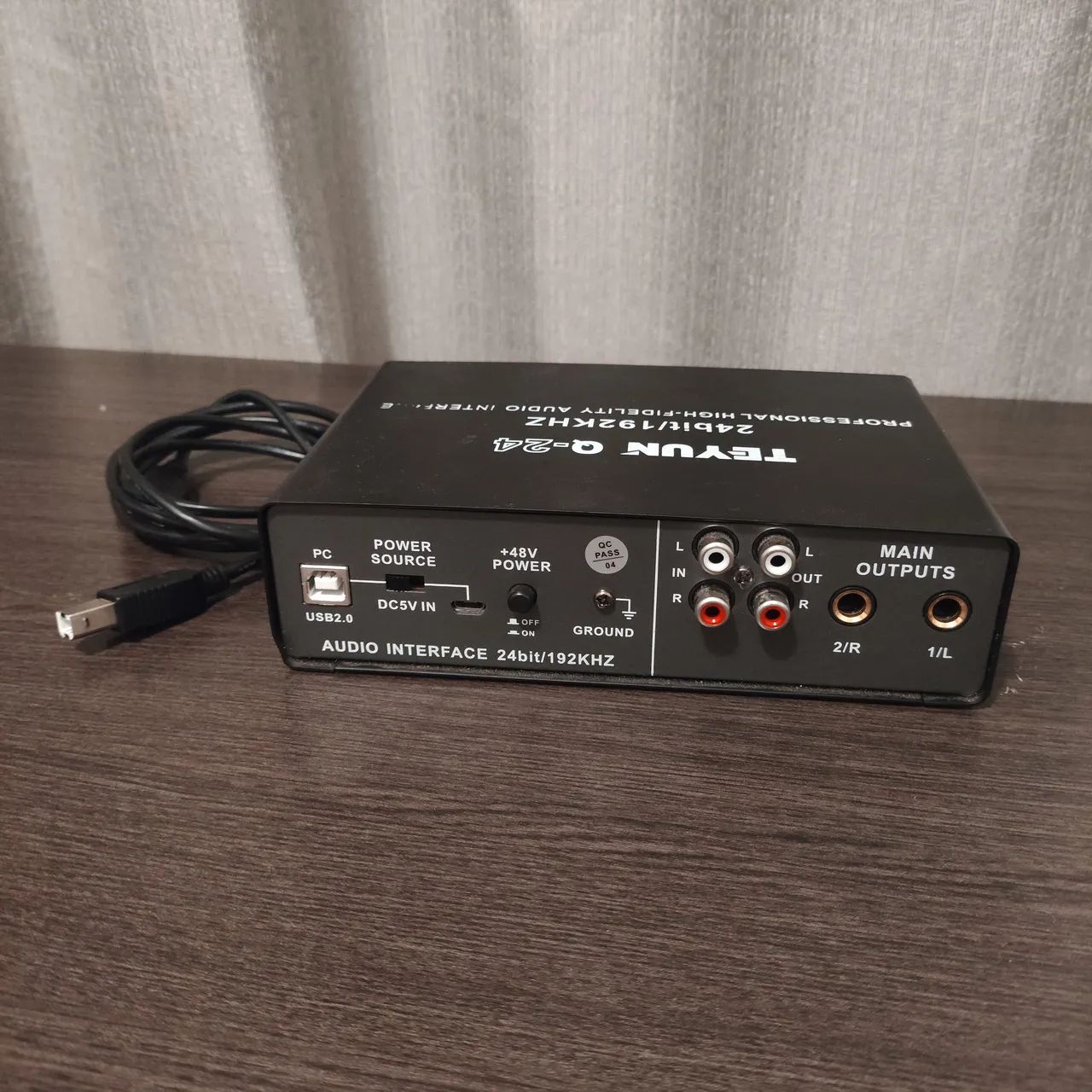 Interface de áudio 2 canais 2 saídas Phantom Power  - Foto 2