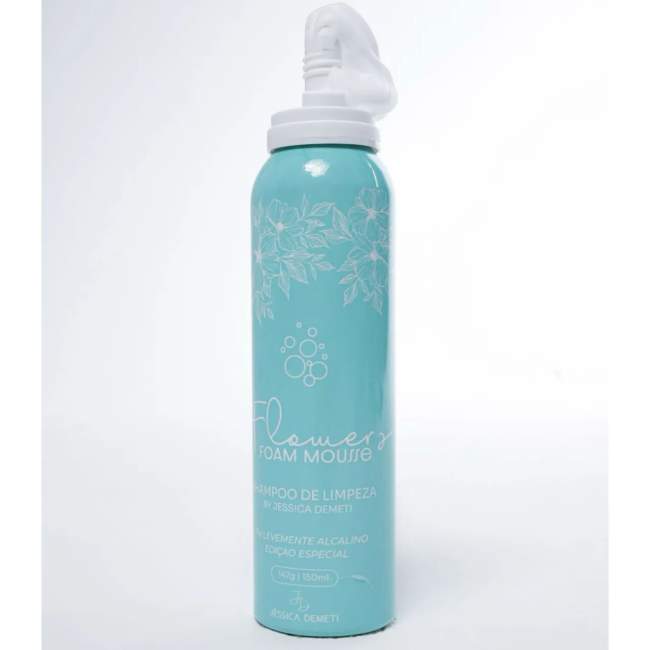 Shampoo de Limpeza de cílios Flowers Foam Mousse 150mL