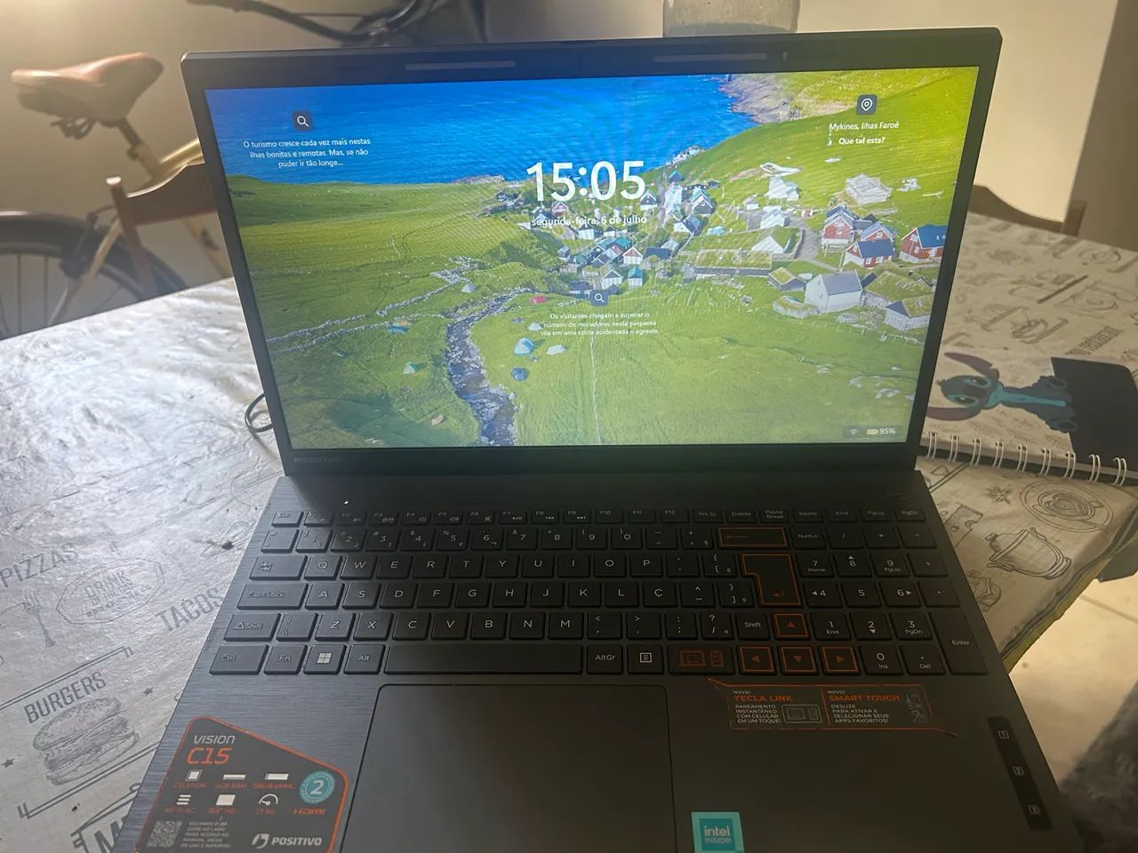 Vendo notebook positivo novo 