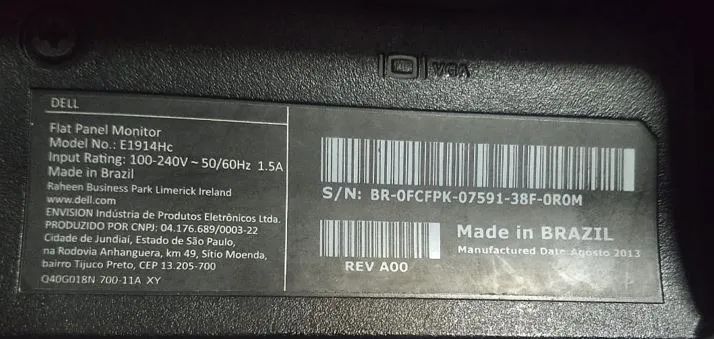 Monitor Dell Lcd 19 Hd Widescreen E1914hc - Foto 2