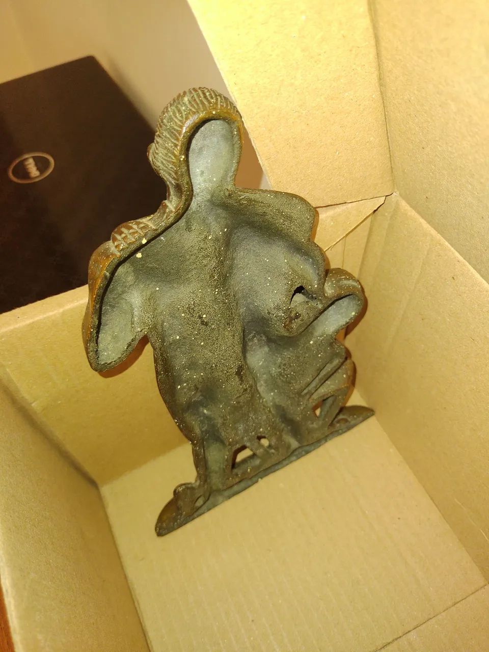Estatueta em Bronze, antiguidade, original, perfeito estado. - Foto 5