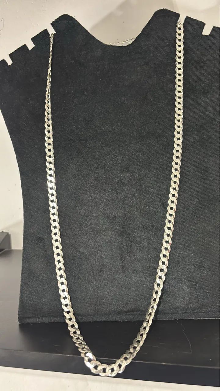 Corda correte de prata 925 - Foto 2