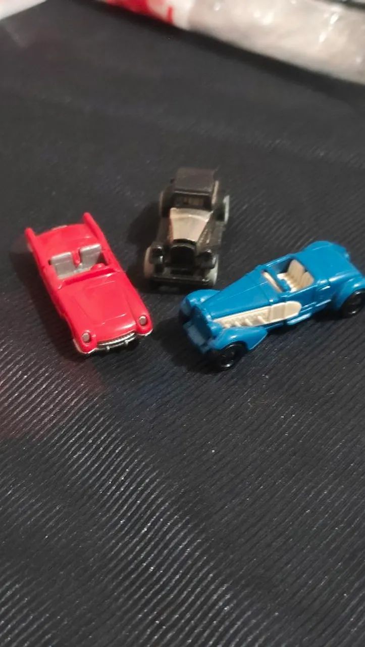 Trio de Carrinhos Vintage Kinder Ovo - Foto 2