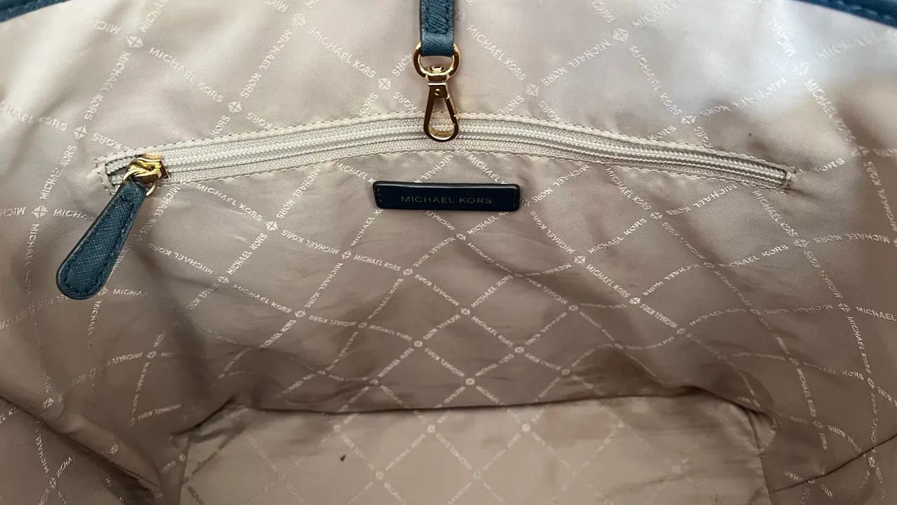 Bolsa Michael Kors Original- Azul Marinho - Foto 5