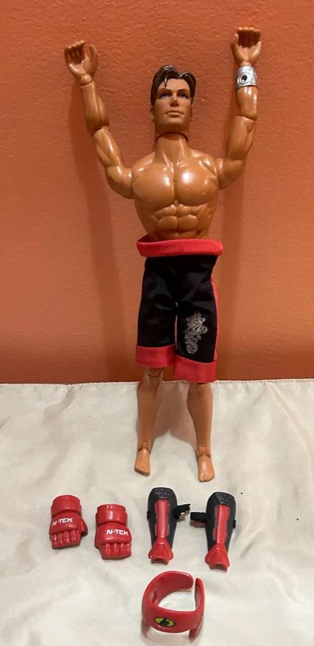 boneco Max Steel kick boxing - mattel - Foto 4