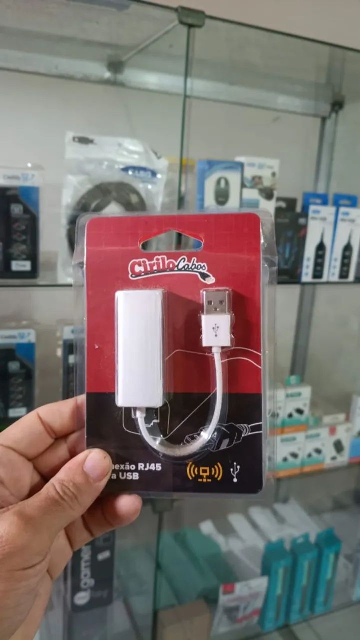 Adaptador de Rede RJ45 x USB 10/100  - Foto 3
